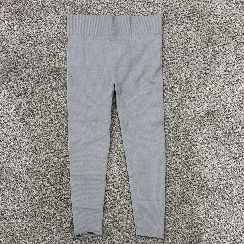 Womens Seamless Gray Leggings